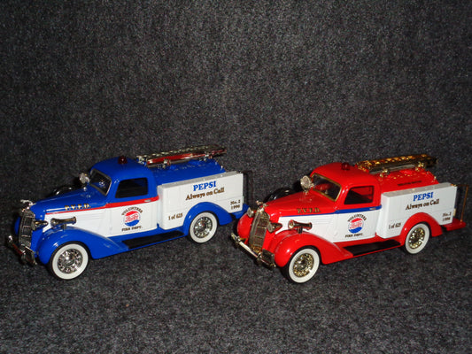 Pepsi-Cola 1936 Dodge Pumper Fire Truck Set