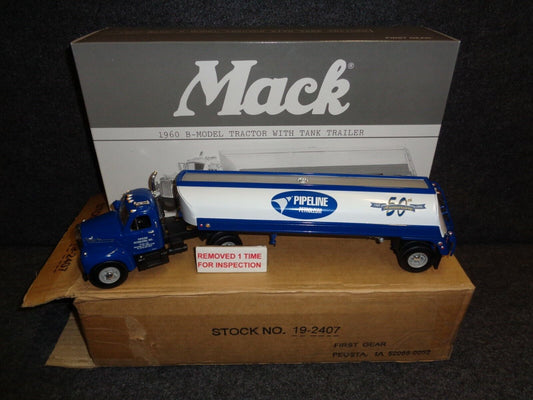 Pipeline Petroleum Inc. 1960 Mack B-Model Tanker Truck