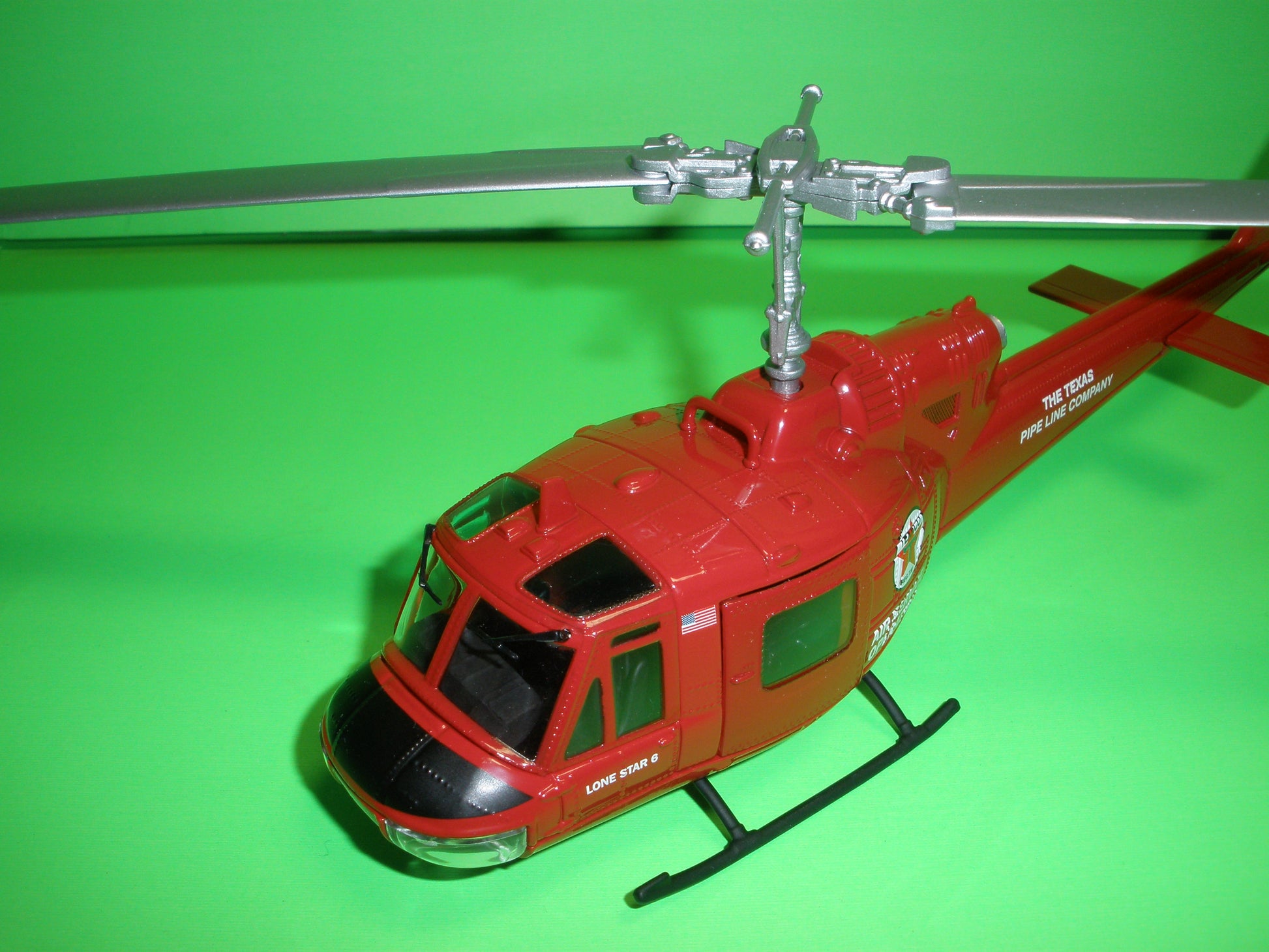 Texaco Huey Helicopter - Red