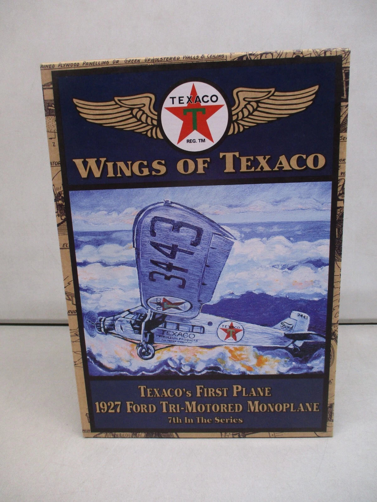 レアWings of Texaco 1927 Ford Tri-Motor 2機 Wings of Texaco 1927 Ford Tri Motored Monoplane Die Cast