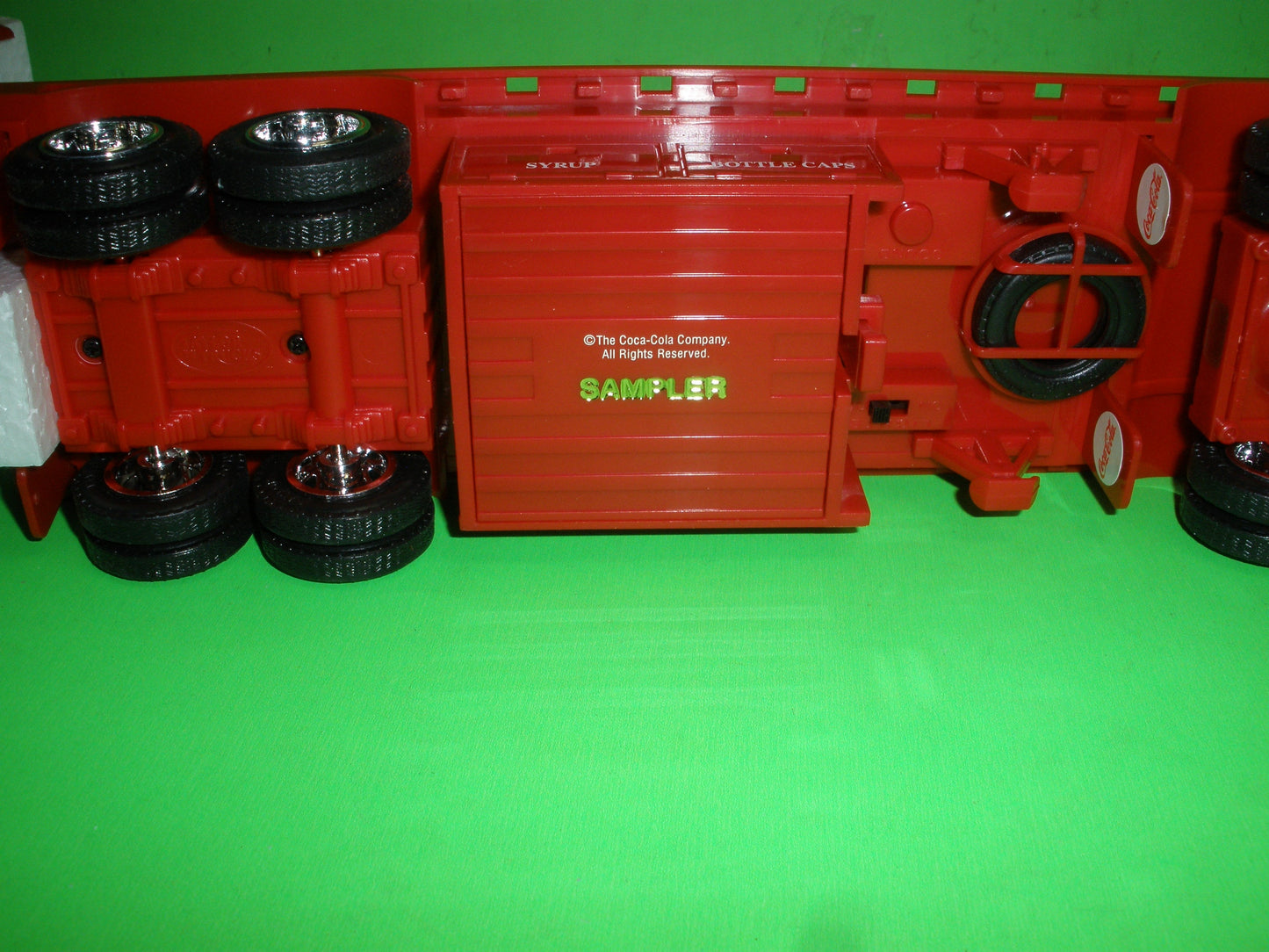 2001 Coca-Cola Flatbed Truck & Train Caboose Sampler