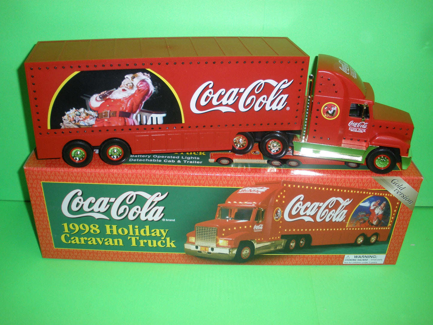 Coca-Cola 1998 Holiday Caravan Truck - Gold Version