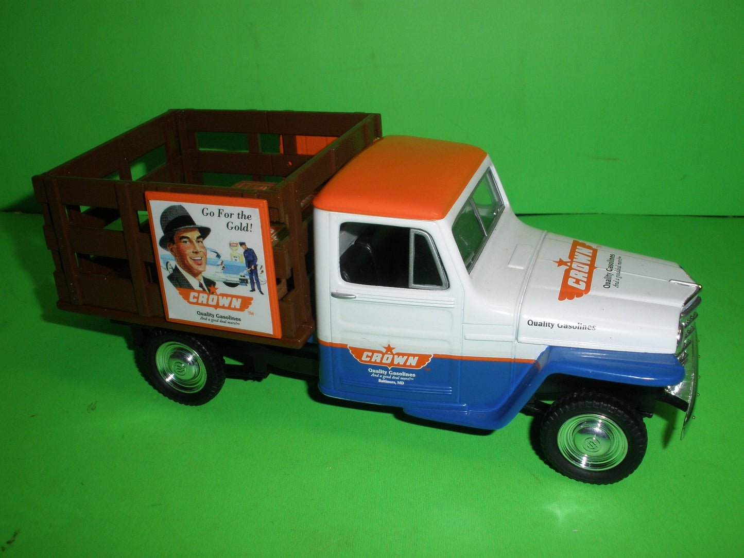Crown Gasoline 1953 Willys Jeep Stake Bed Truck