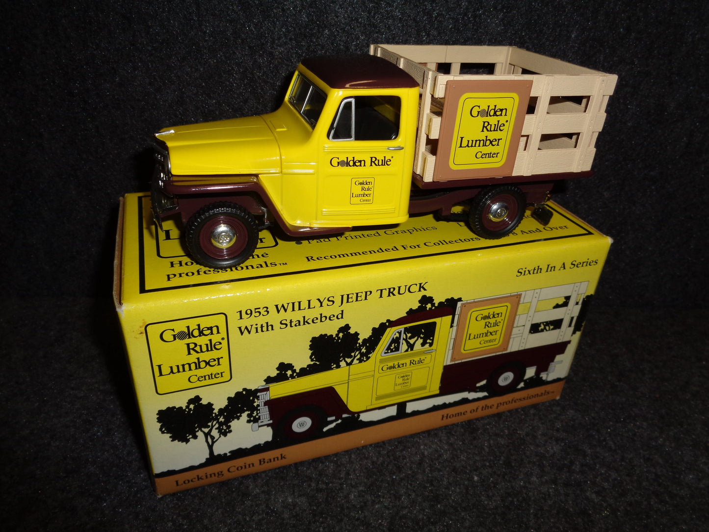 Golden Rule Lumber 1953 Willys Jeep Stake Bed Truck