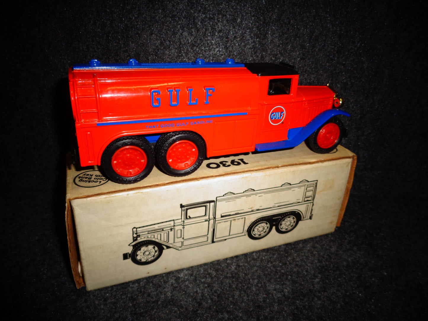 Gulf 1930 Diamond T Fuel Tanker Truck