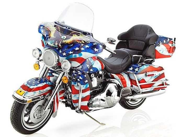Harley Davidson Ultra Classic Electra Glide Motorcycle Patriotic - B11G308