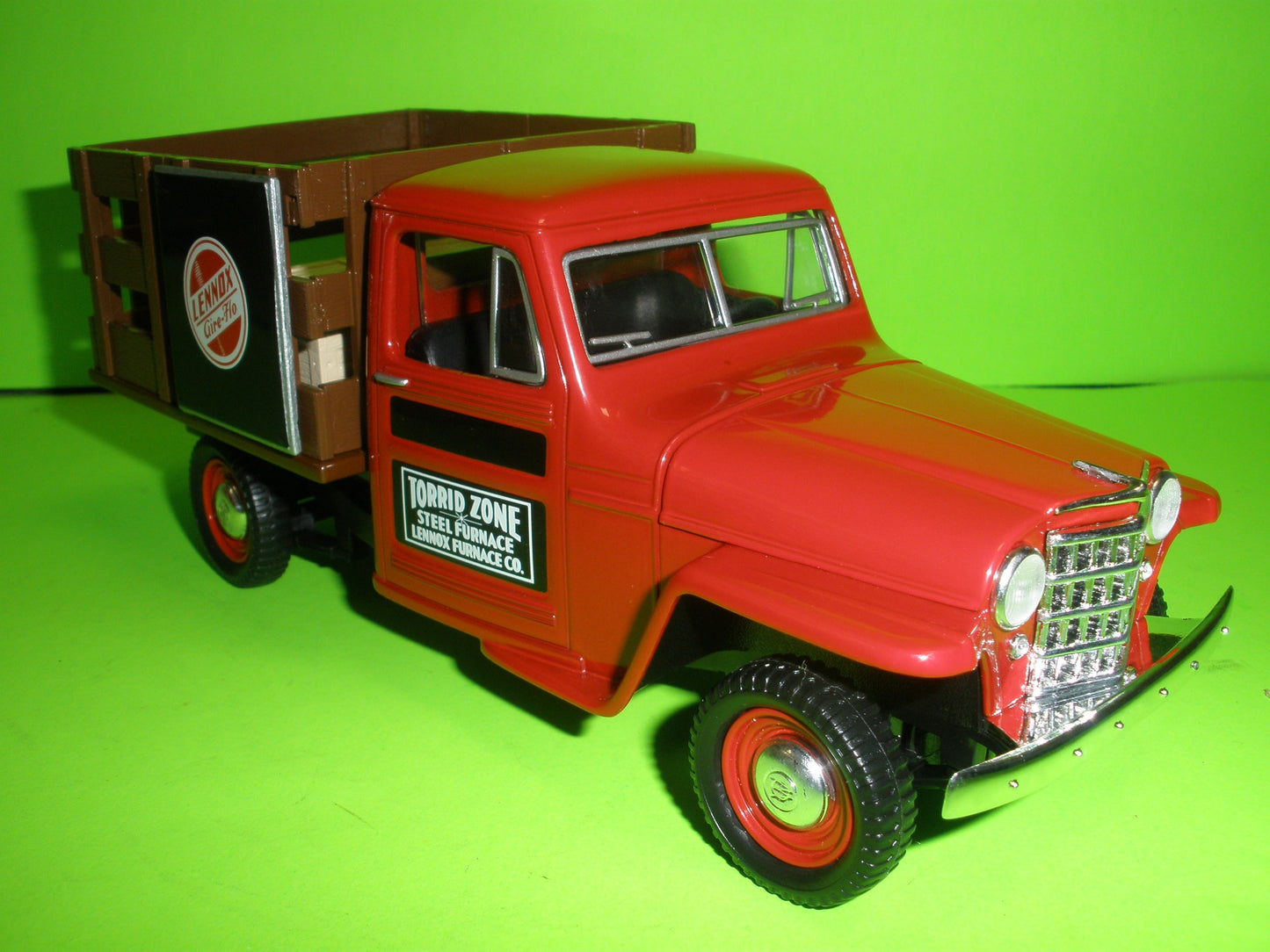 Lennox Furnace 1953 Willys Jeep Stake Bed Truck