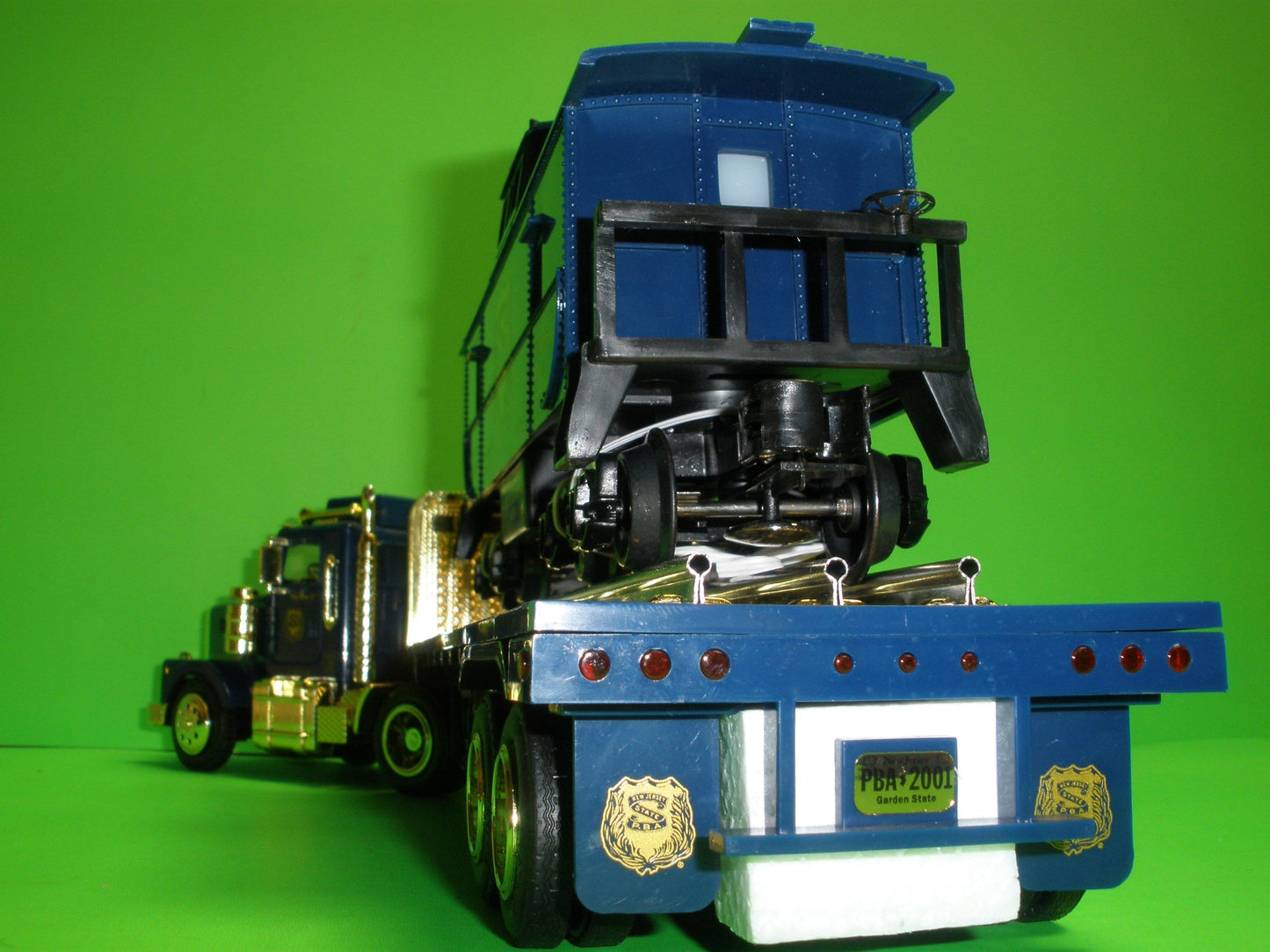 New Jersey State Policemen's Benevolent Association Flatbed Truck & Train Caboose