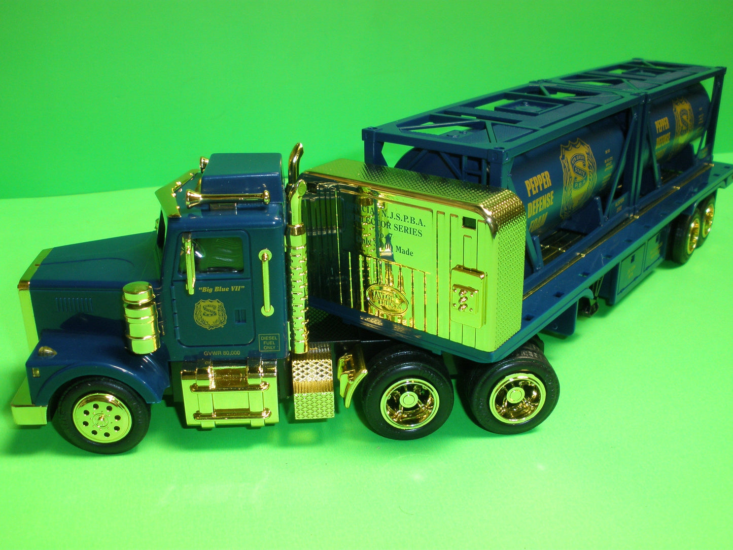 New Jersey State Policemen's Benevolent Association Pepper Spray Carrier Truck