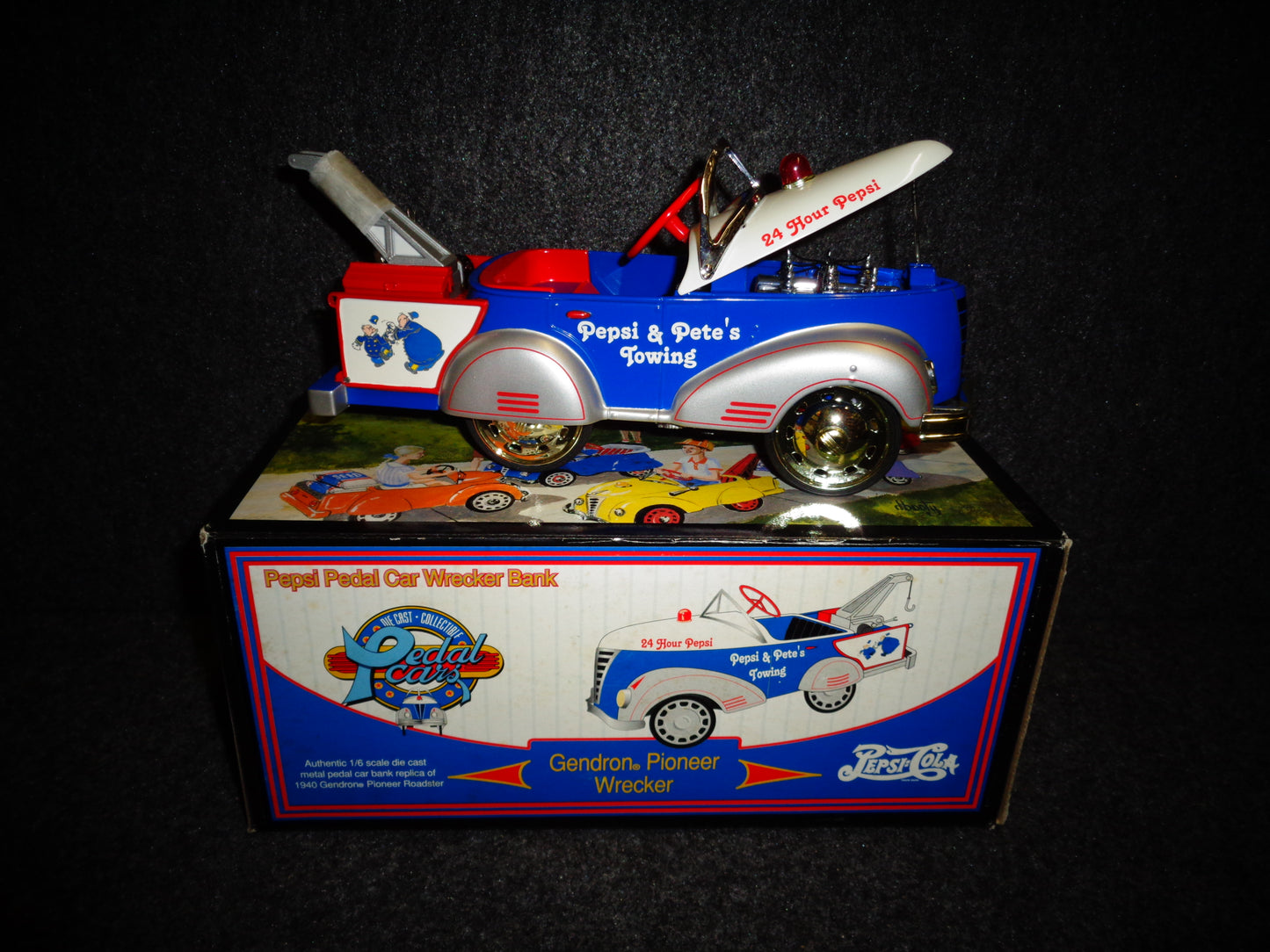 Pepsi & Pete's Towing 1940 Gendron Pedal Car Wrecker