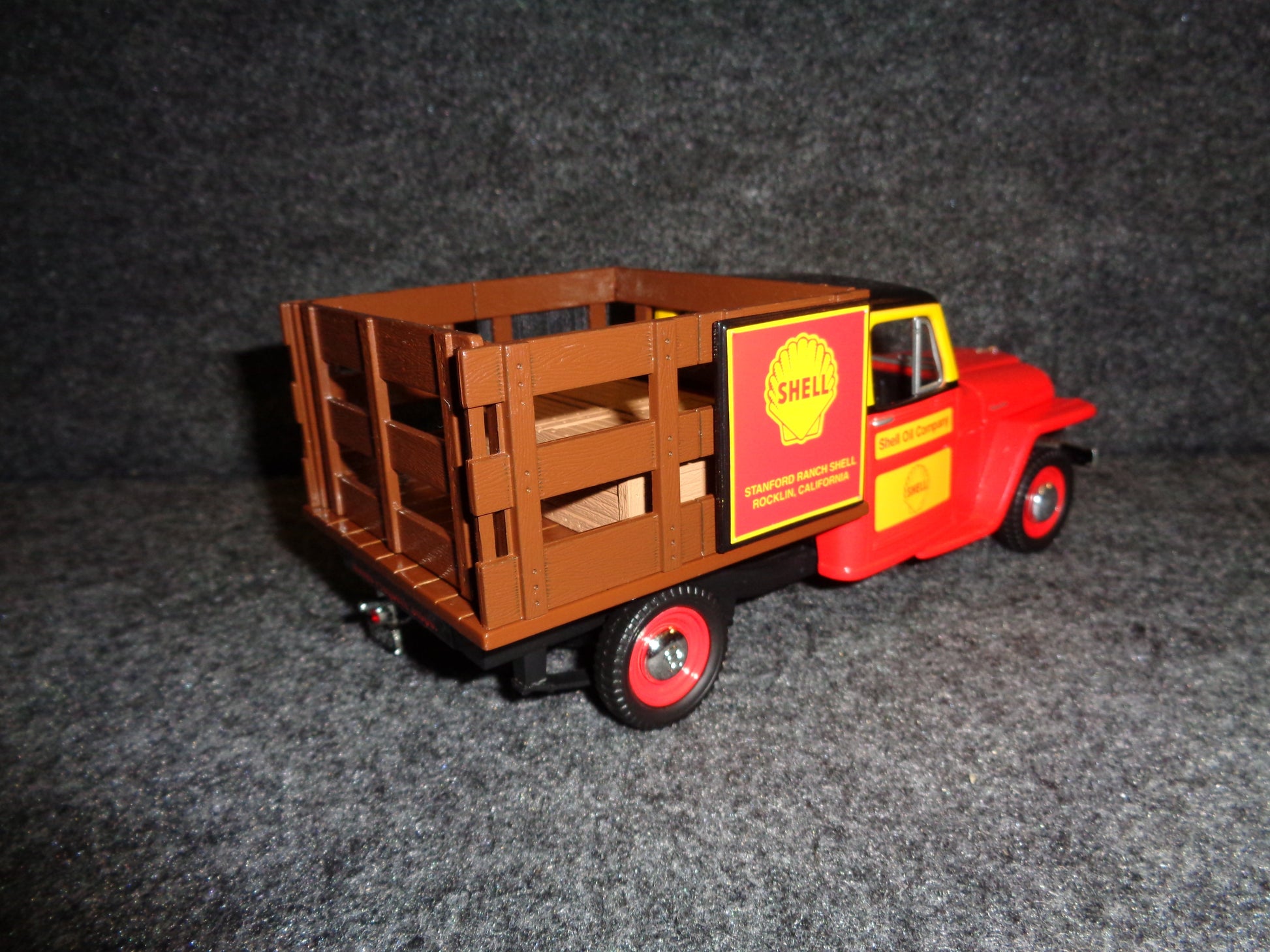 Shell Oil Company 1953 Willys Jeep Stake Bed Truck