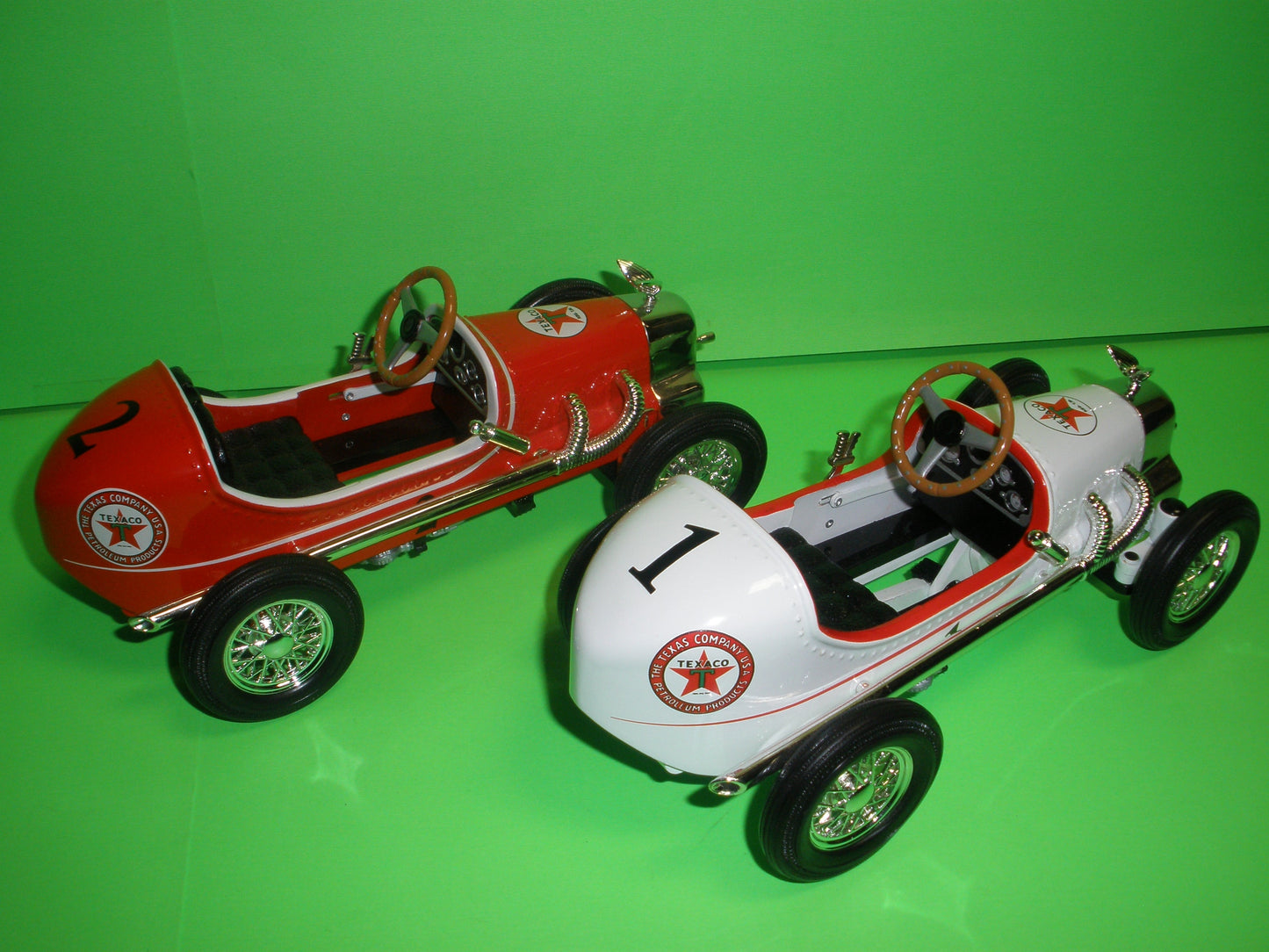 Texaco 1920's Botnick Pedal Car Racers Set