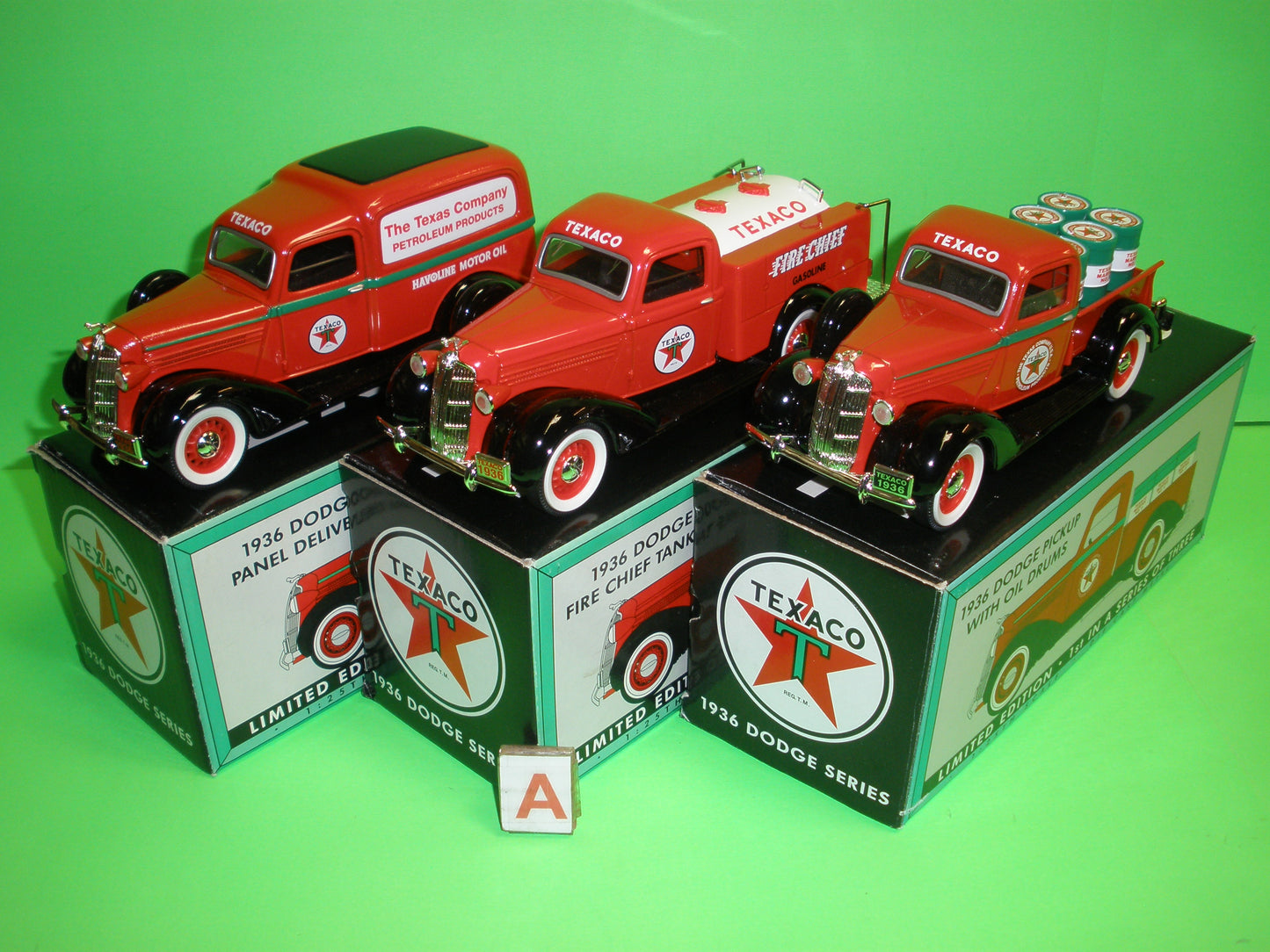 Texaco 1936 Dodge Series Complete Set of 3 - Pickup Truck, Tanker & Panel