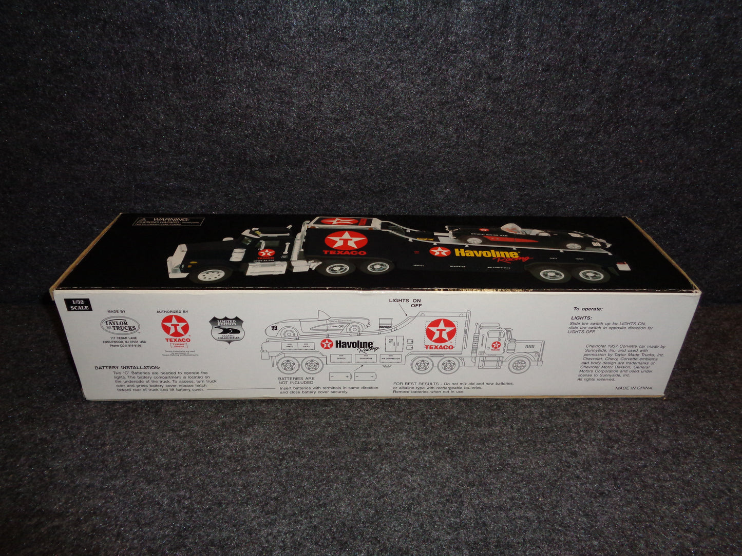 Texaco Car Carrier Truck & Chevrolet Corvette Credit Card Series