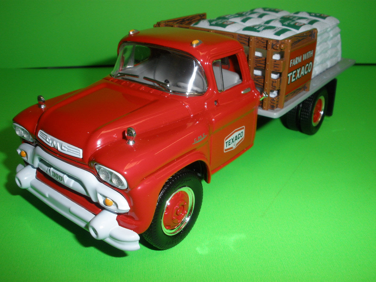 Texaco Farm Series Set of 3 - 1953 Ford C-600 Tanker, 1966 Mack R Model Tanker & 1958 GMC Stake Truck