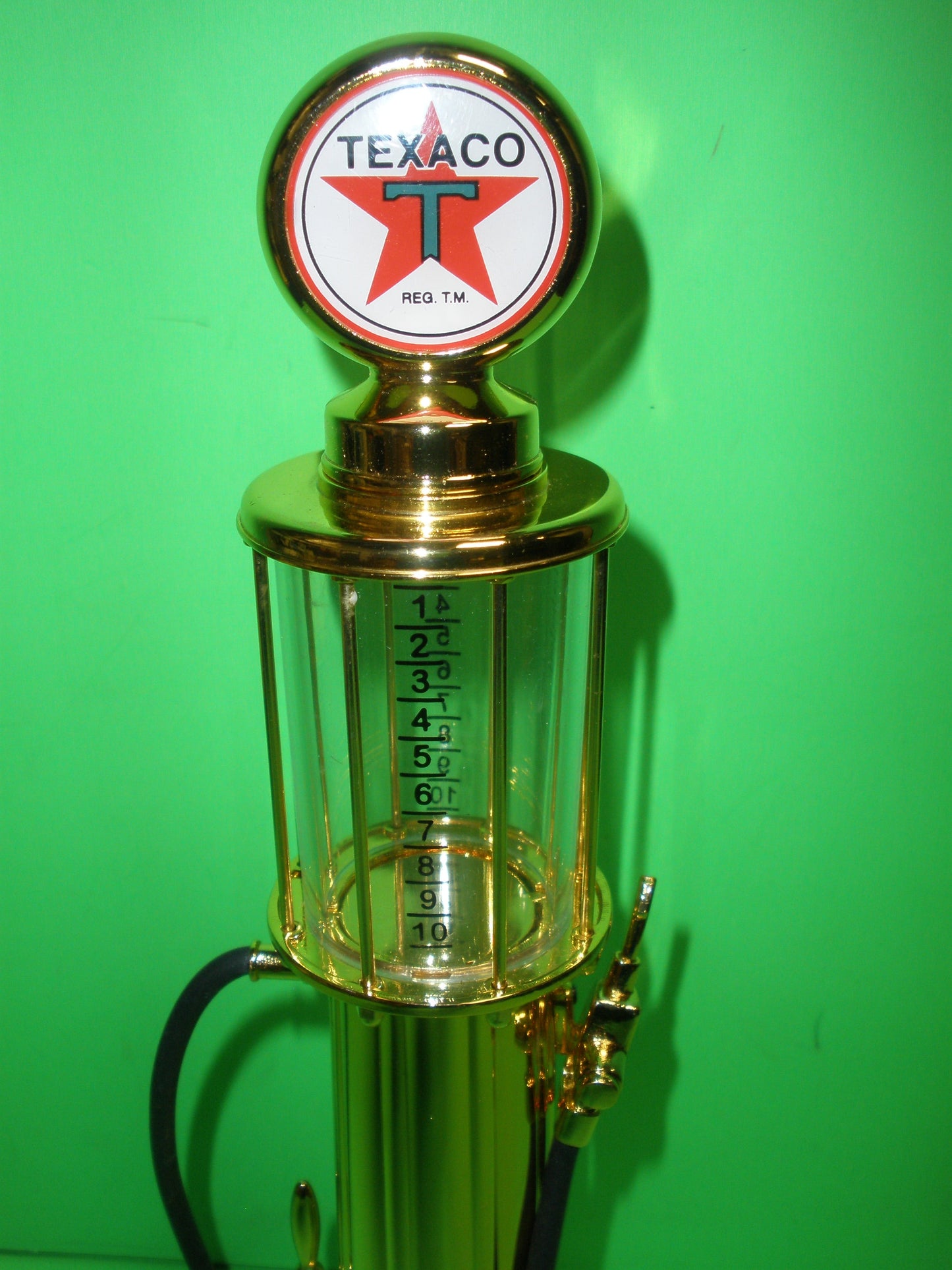 Texaco Fire Chief 1920 Wayne 60 Gas Pump Gold Plated