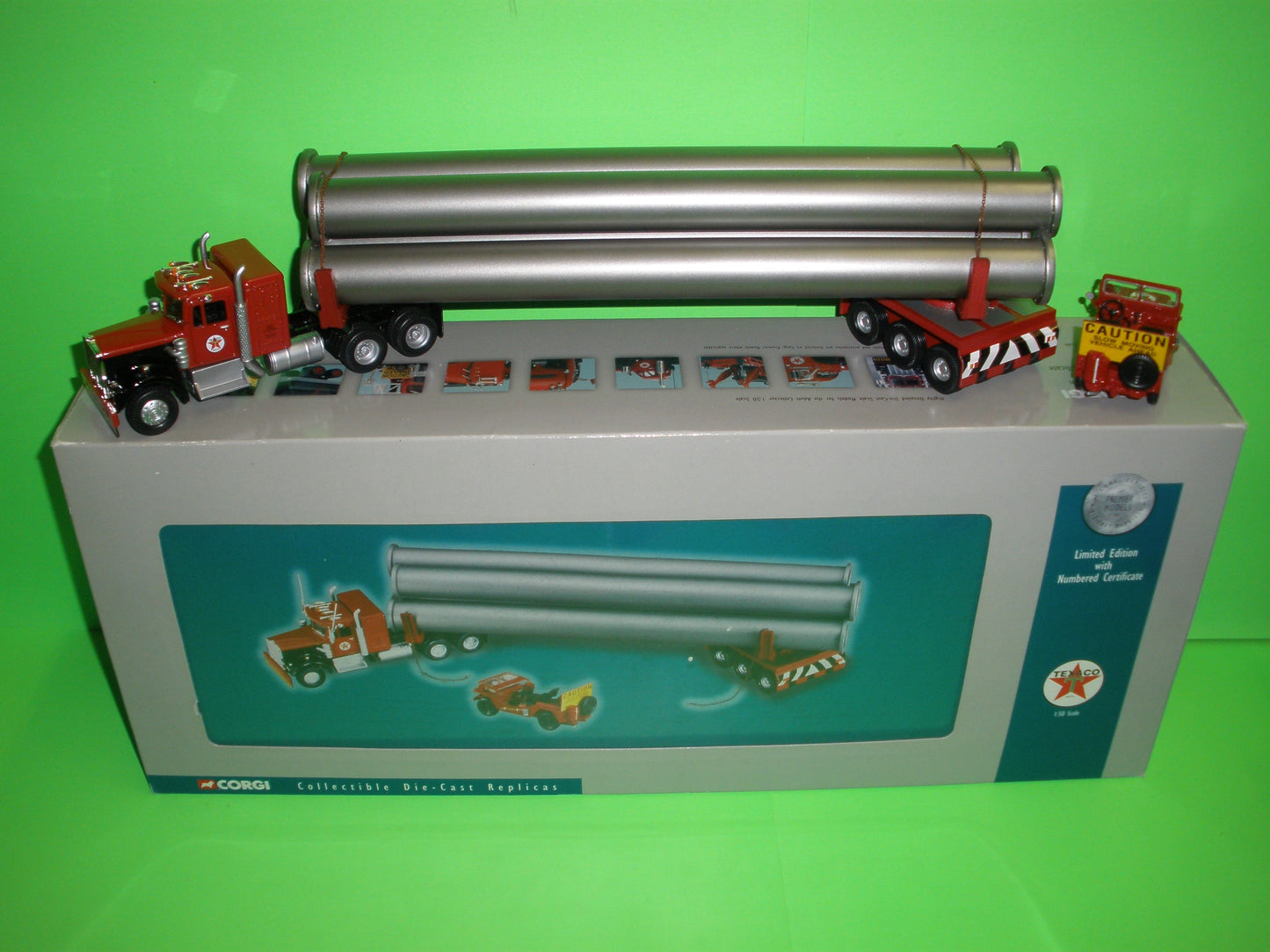 Texaco Kenworth Semi Truck & Pipe Load