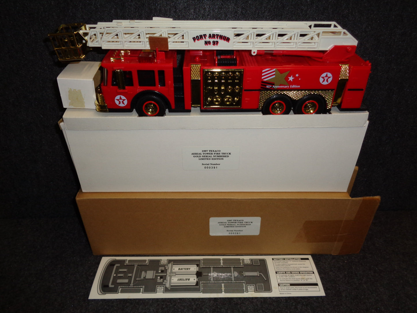 Texaco Port Arthur Fire Truck Gold