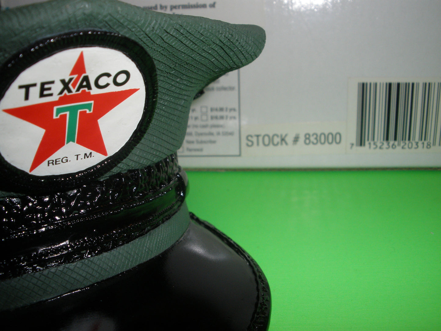 Texaco Resin Attendant's Cap Replica