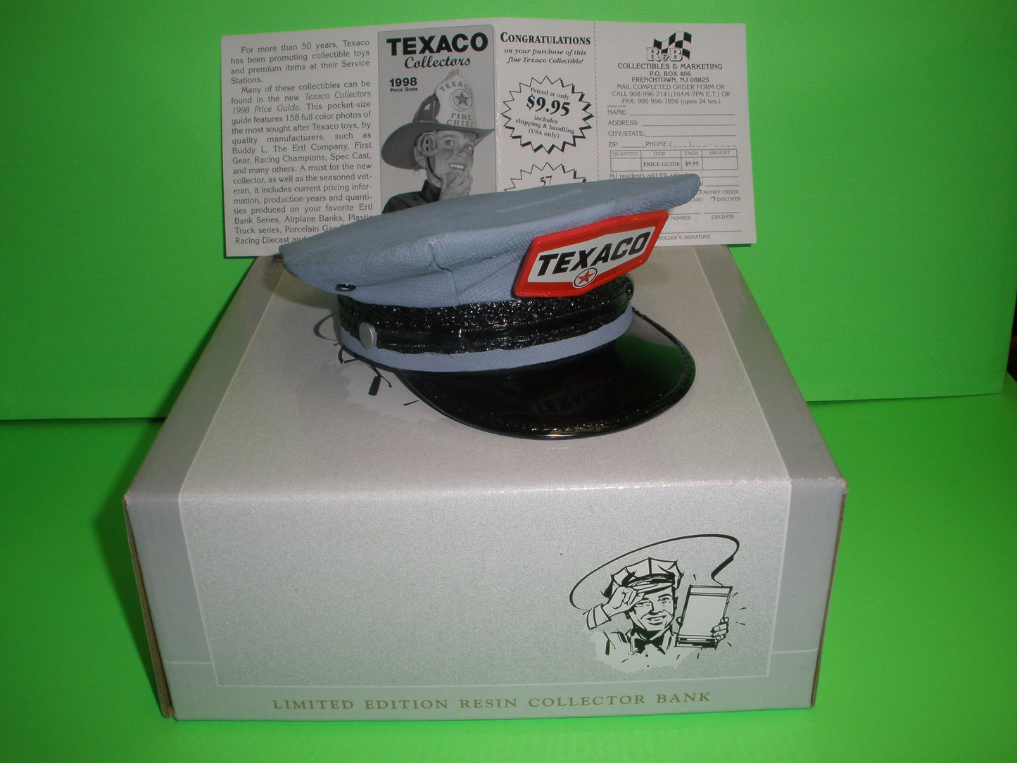 Texaco Resin Attendant's Cap Replica