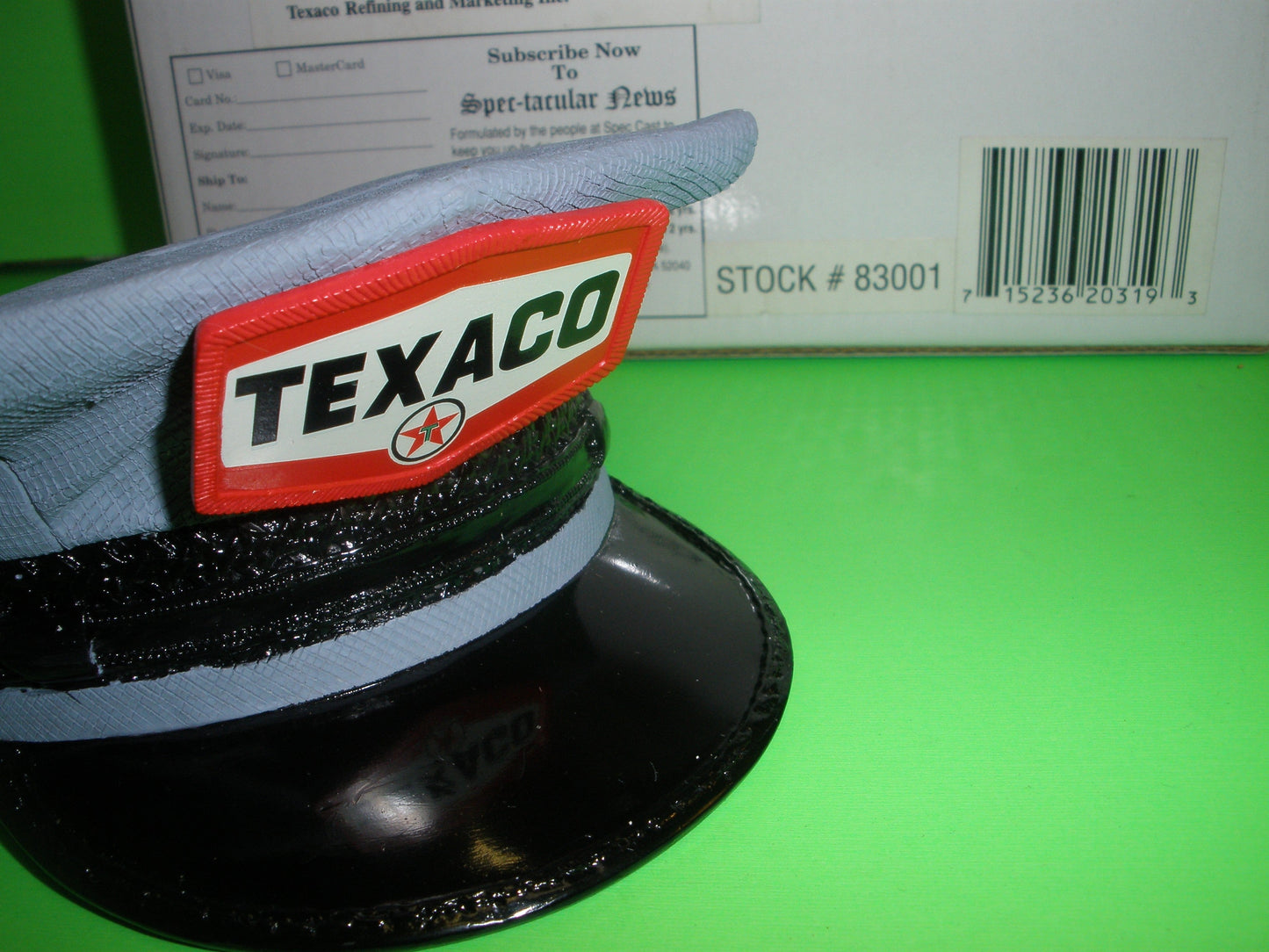 Texaco Resin Attendant's Cap Replica