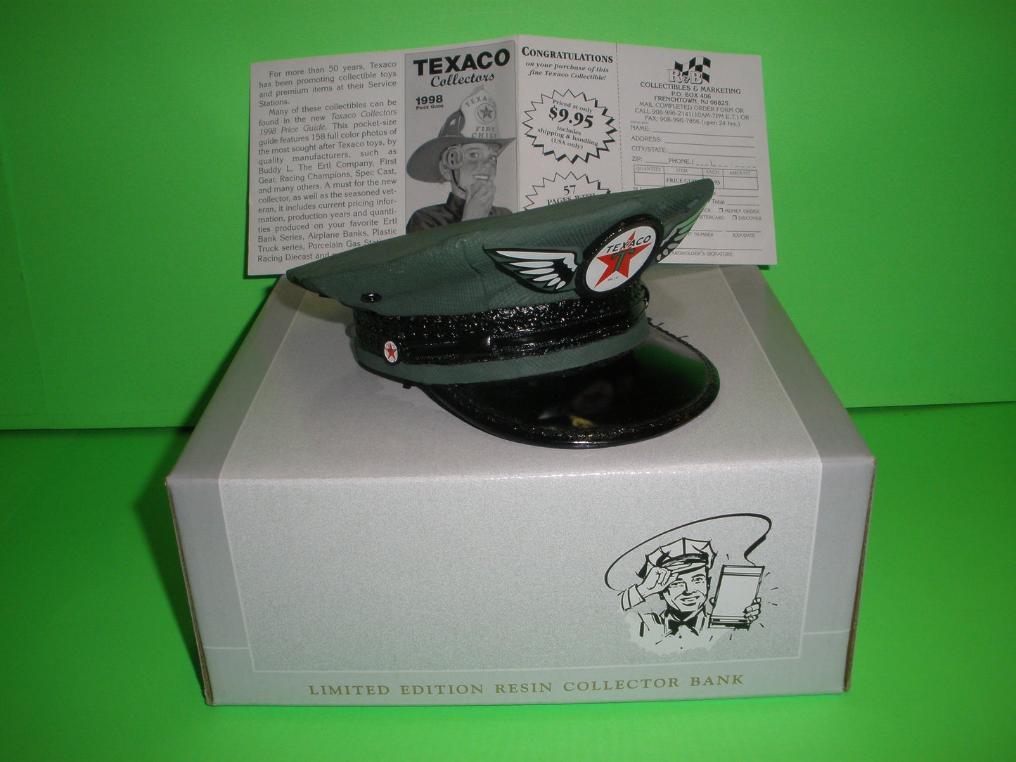 Texaco Resin Attendant's Cap Replica