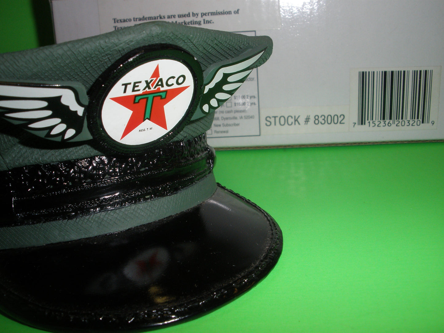 Texaco Resin Attendant's Cap Replica