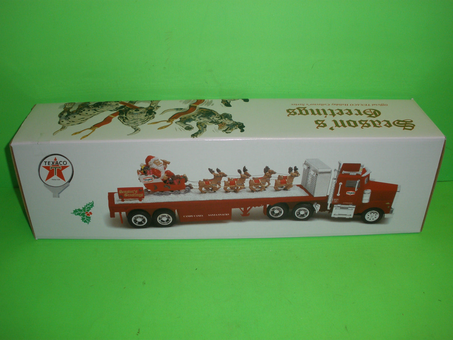Texaco Seasons Greetings Flatbed Truck with Santa & Reindeer