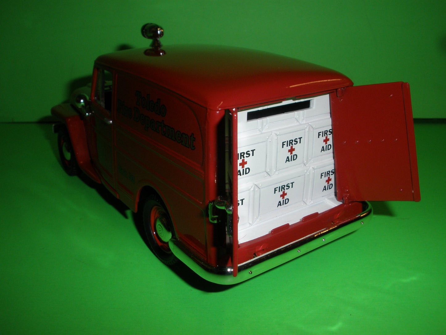 Toledo OH Fire Department 1953 Willys Jeep Panel Van