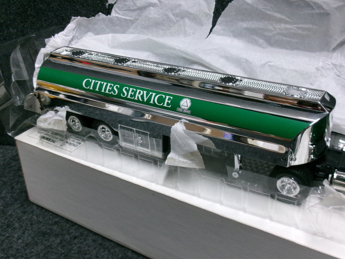 VERY RARE / 1999 Cities Service - Citgo / Chrome Plated B-Mack Tanker Truck