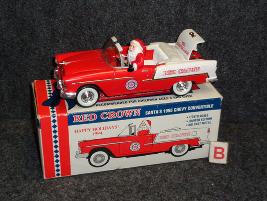 AMOCO STANDARD 1955 Chevrolet Bel-Air Convertible With-Santa