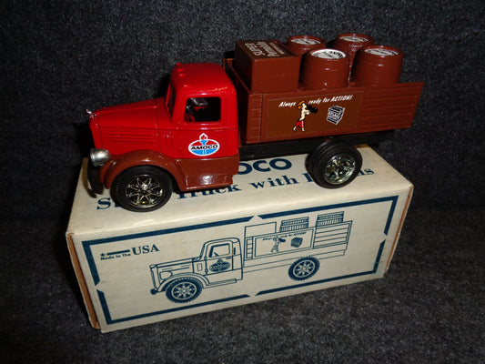 AMOCO STANDARD / 1955 Mack LJ Stake Bed Truck / Made In The U.S.A.