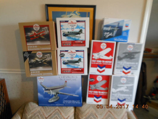 Chevron Airplanes / Complete Set Of 9-Models / Custom Order