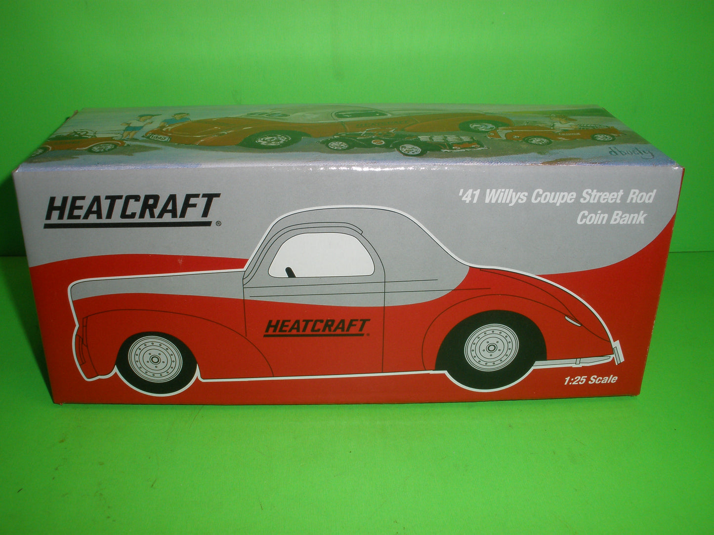 LENNOX HEATCRAFT 1941 WILLYS COUPE STREET ROD SpecCast 1:25 CROWN PREMIUMNS