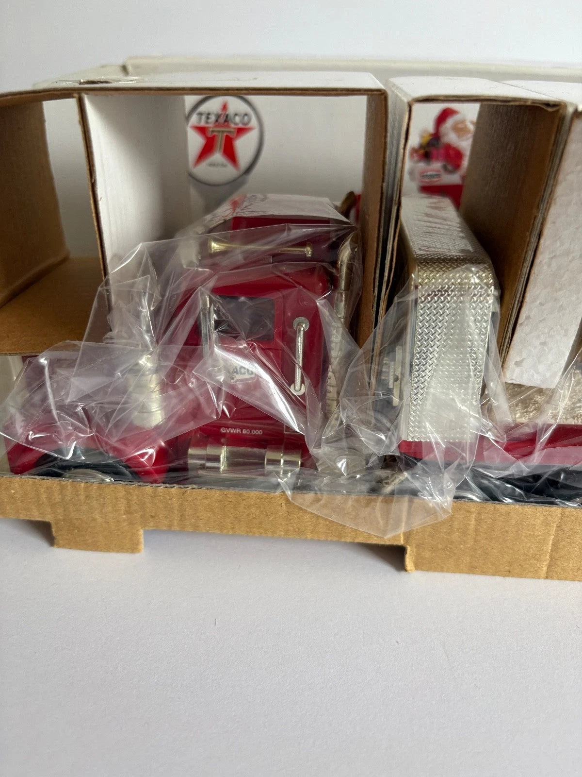 Texaco Seasons Greetings Flatbed Truck with Santa & Reindeer - Factory Sealed Mailer Box