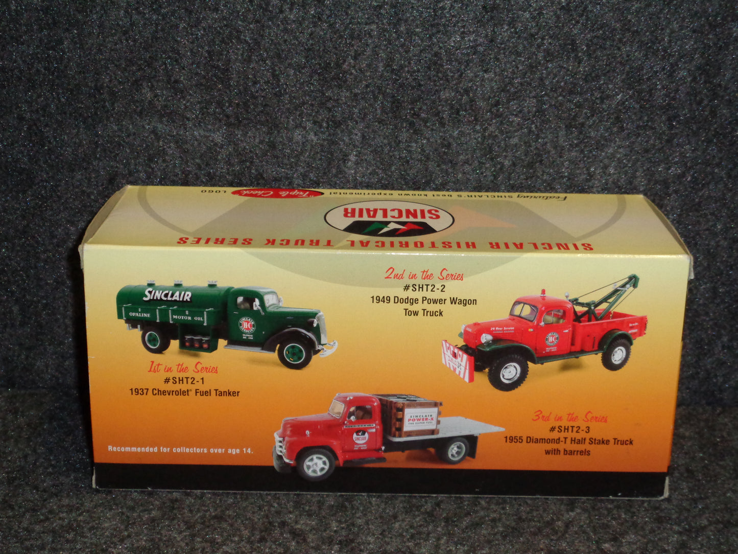 Sinclair 1955 Diamond-T Half Stake Bed Truck with Barrels