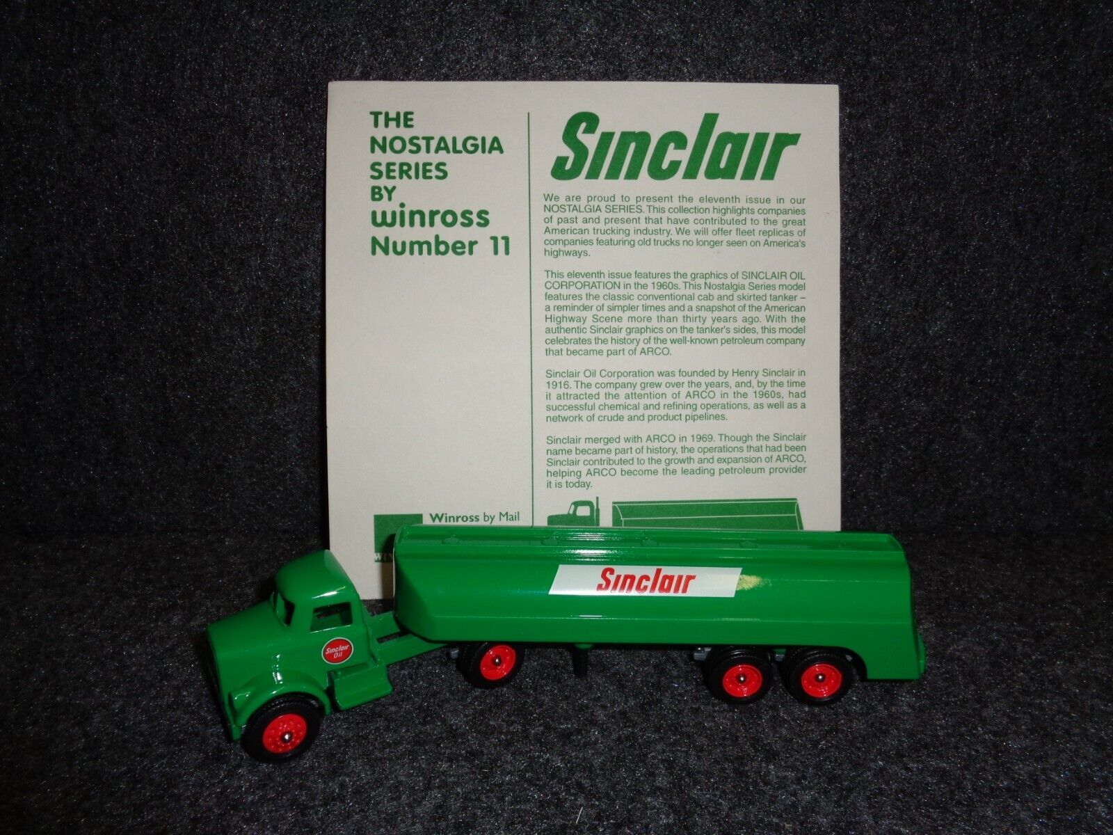 Sinclair Kenworth Tractor & Skirted Tanker Trailer