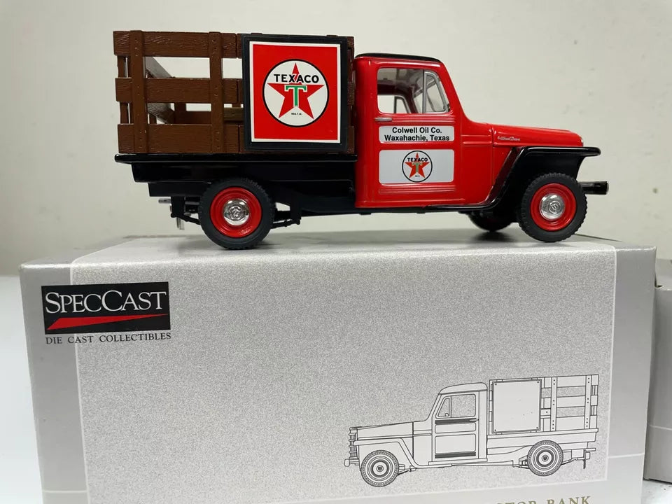 Texaco Colwell Oil 1953 Willys Jeep Stakebed