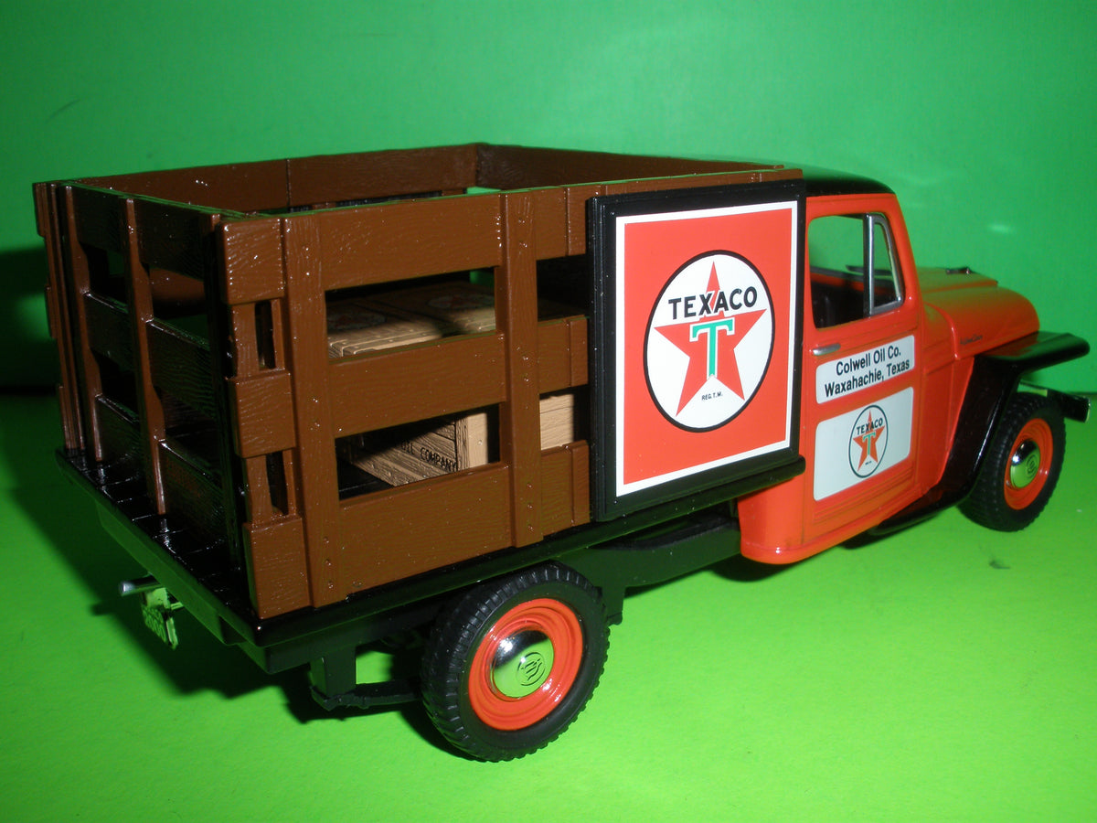 Texaco Colwell Oil 1953 Willys Jeep Stakebed