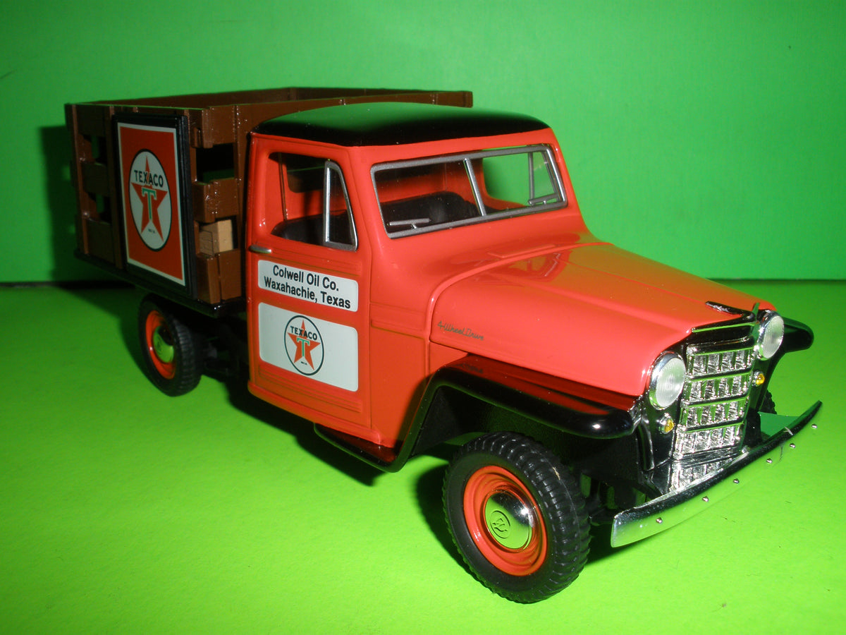 Texaco Colwell Oil 1953 Willys Jeep Stakebed