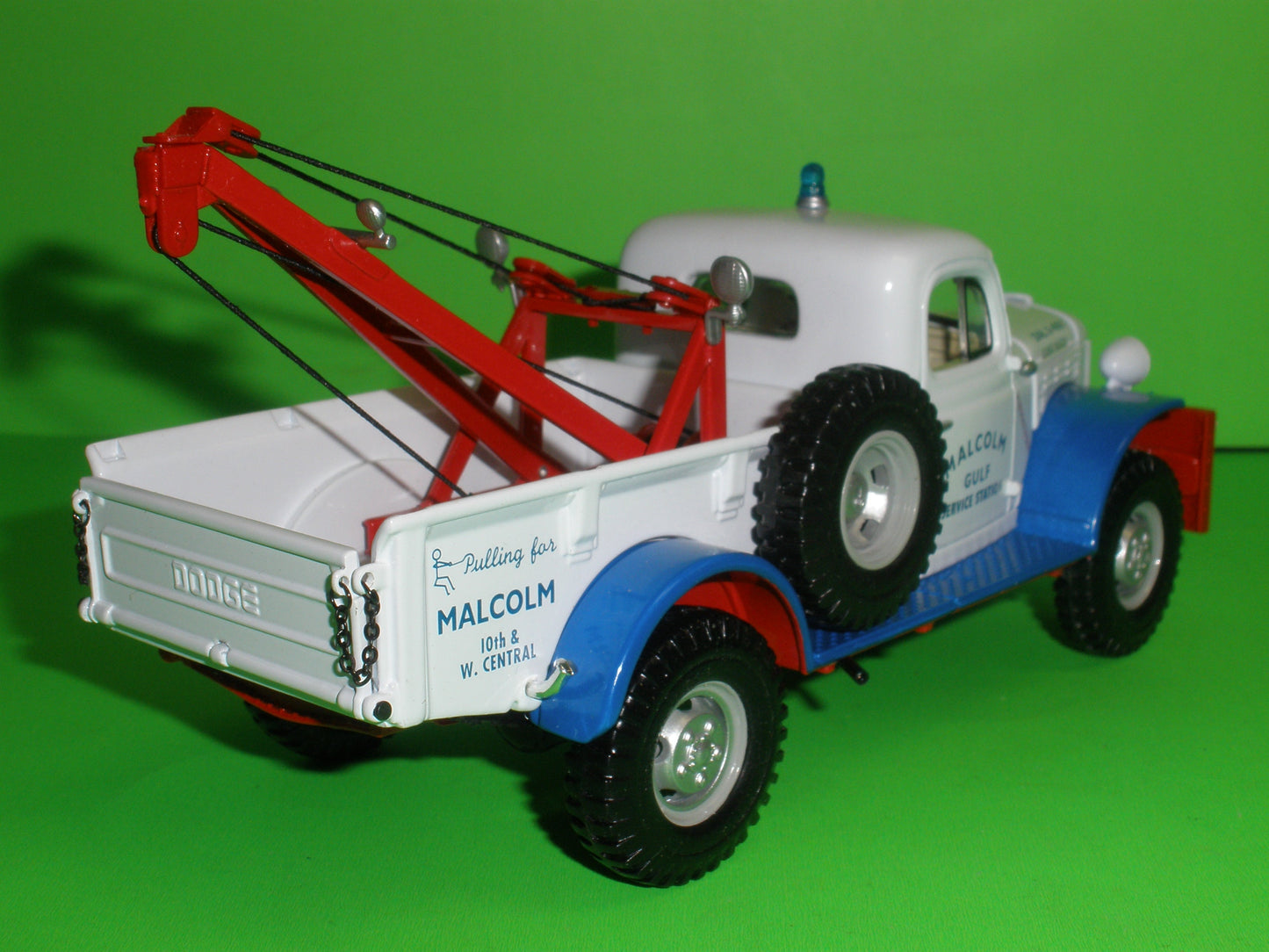 Gulf 1946 Dodge Power Wagon Tow Truck Malcolm Wrecker