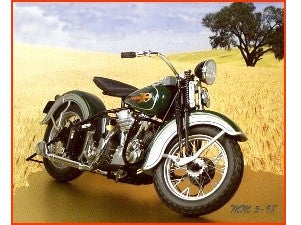 Harley Davidson 1936 EL Knucklehead Motorcycle - B11WW89