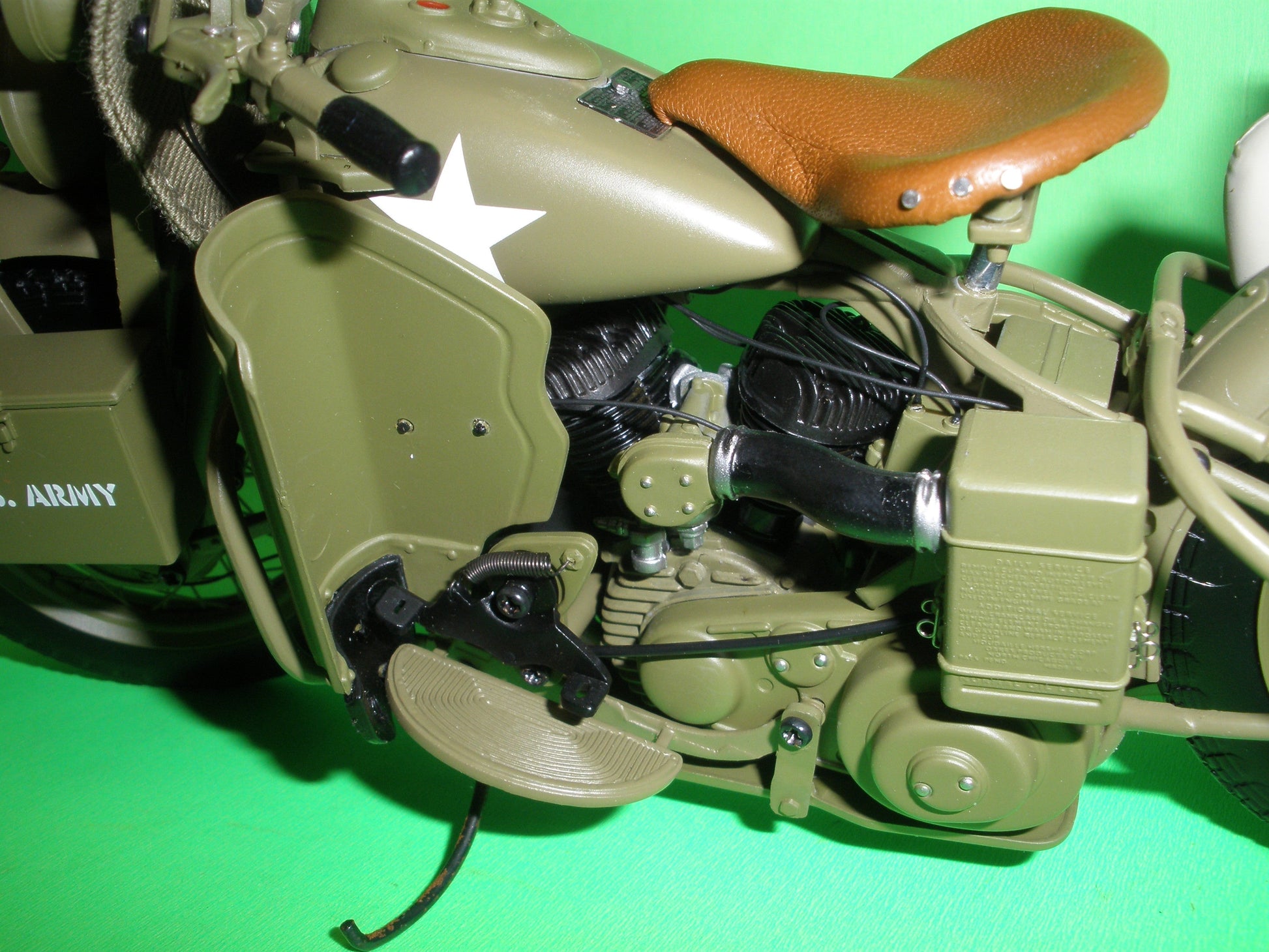 Harley Davidson 1942 WLA Warhorse Motorcycle Army - B11YE38