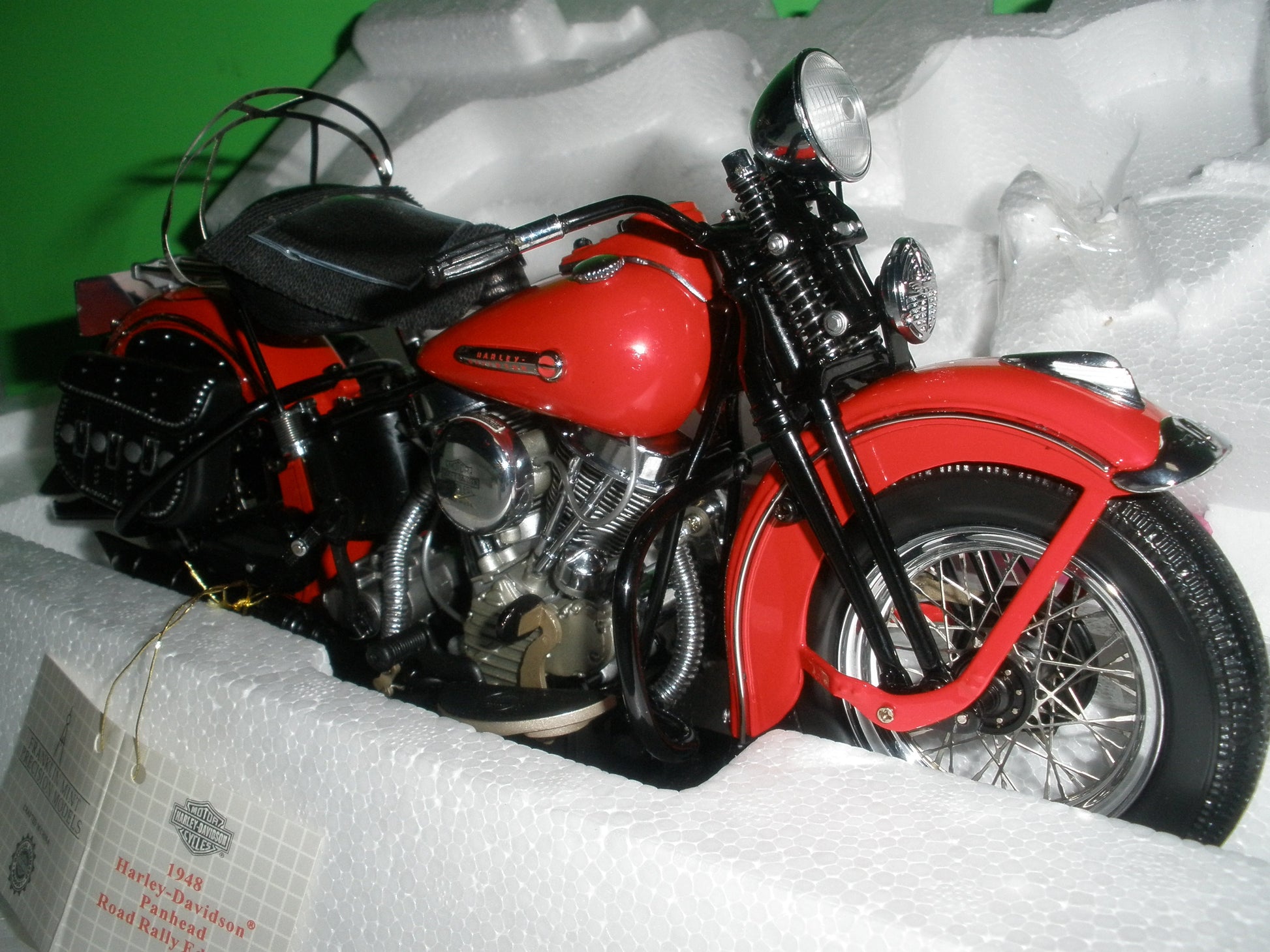 Harley Davidson 1948 Panhead Motorcycle Road Rally - B11Z153