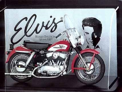 Harley Davidson 1956 Knucklehead Motorcycle Elvis's Own - B11YF85
