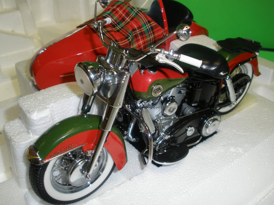 Harley Davidson Duo-Glide Motorcycle & Sidecar 2002 Christmas - B11A409