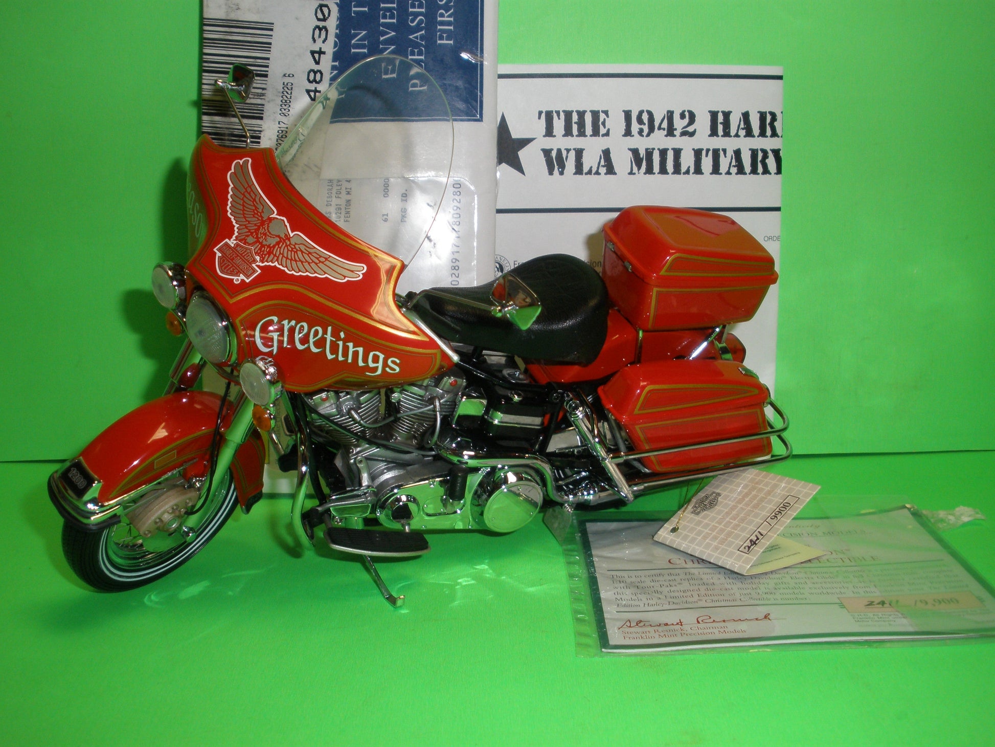 Harley Davidson Electra Glide Motorcycle 1999 Christmas - B11YZ57