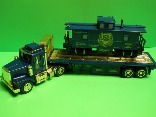 New Jersey State Policemen's Benevolent Association Flatbed Truck & Train Caboose