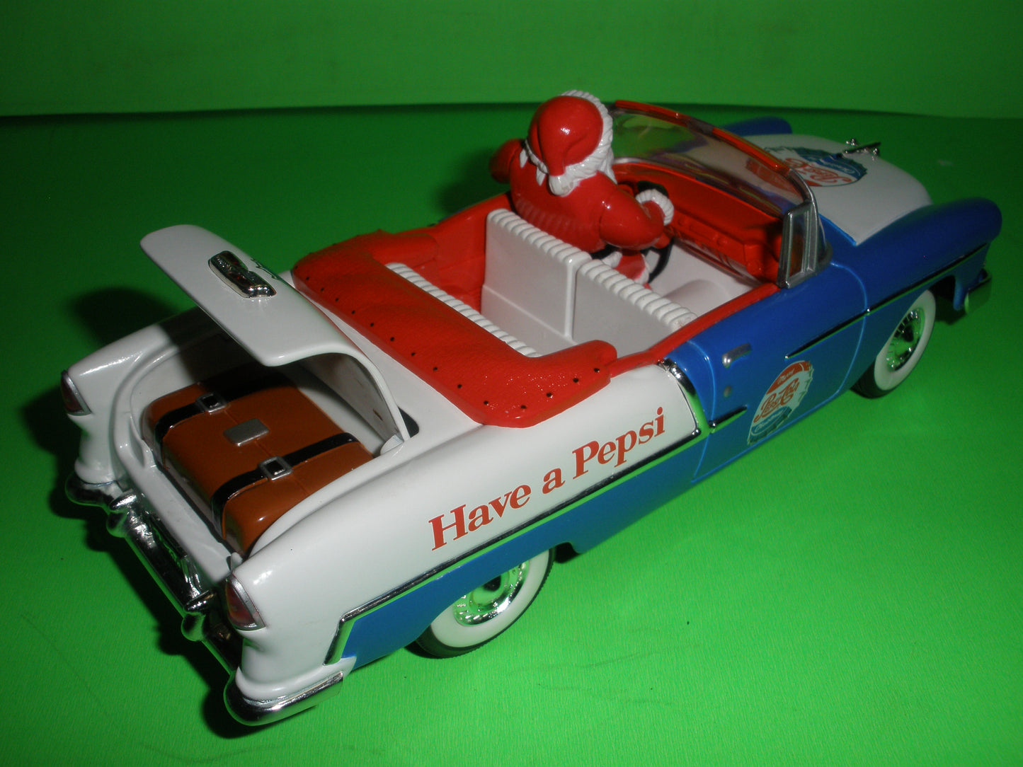 Pepsi 1955 Chevrolet Bel-Air Convertible with Santa