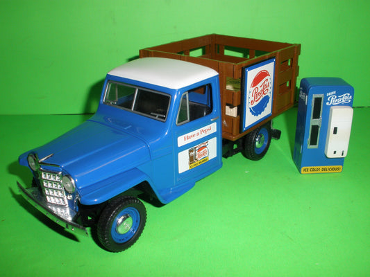 Pepsi-Cola 1953 Willys Jeep Stake Bed Truck